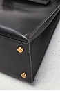 view 10 of 10 Hermes 1987 Box Kelly 28 Handbag in Black