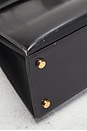 view 9 of 10 Hermes 1987 Box Kelly 28 Handbag in Black