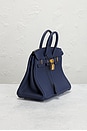 view 4 of 10 Hermes Togo Birkin 25 Handbag in Bleu De Prusse
