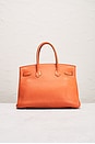 view 3 of 9 Hermes Clemence Birkin 30 Handbag in Orange