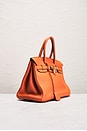 view 4 of 9 Hermes Clemence Birkin 30 Handbag in Orange