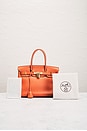 view 5 of 9 Hermes Clemence Birkin 30 Handbag in Orange
