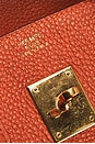 view 8 of 9 Hermes Clemence Birkin 30 Handbag in Orange