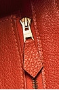 view 9 of 9 Hermes Clemence Birkin 30 Handbag in Orange