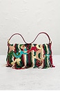 view 3 of 8 Fendi Beaded Fringe Baguette Shoulder Bag in Multi