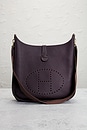 view 2 of 10 Hermes Taurillon Clemence Evelyne GM Shoulder Bag in Purple