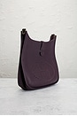 view 4 of 10 Hermes Taurillon Clemence Evelyne GM Shoulder Bag in Purple