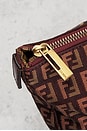 view 8 of 8 Fendi Zucchino Braided Roll Tote Bag in Brown