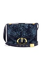 view 1 of 9 Dior Denim 30 Montaigne Shoulder Bag in Blue