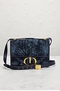 view 2 of 9 Dior Denim 30 Montaigne Shoulder Bag in Blue