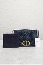 view 9 of 9 Dior Denim 30 Montaigne Shoulder Bag in Blue