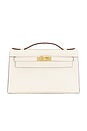 view 1 of 7 Hermes Swift Kelly Pochette Handbag in Craie