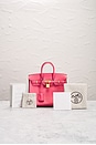 view 9 of 9 Hermes Epsom Birkin 25 Handbag in Rose Azalee