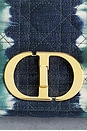 view 6 of 10 Dior Tie-Dye Denim Caro Shoulder Bag in Multi