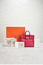 view 10 of 10 HERMES ハンドバッグ in Rouge Casaque