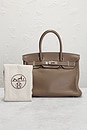 view 9 of 9 Hermes Togo Birkin 30 Handbag in Etoupe