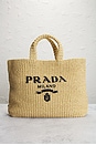 view 2 of 9 Prada Raffia Tote Bag in Neutral