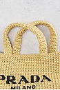 view 8 of 9 Prada Raffia Tote Bag in Neutral