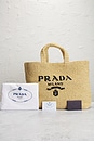 view 9 of 9 Prada Raffia Tote Bag in Neutral