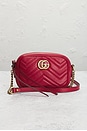 view 2 of 8 Gucci Mini GG Marmont Shoulder Bag in Red