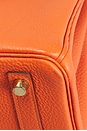 view 9 of 10 Hermes Togo Birkin 25 Handbag in Orange