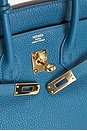 view 6 of 8 Hermes Togo Birkin 25 Handbag in Bleu Agate