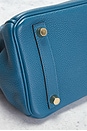 view 7 of 8 Hermes Togo Birkin 25 Handbag in Bleu Agate