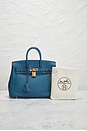 view 8 of 8 Hermes Togo Birkin 25 Handbag in Bleu Agate