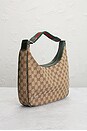 view 4 of 8 Gucci GG Canvas Hobo Bag in Beige