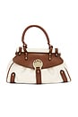 view 1 of 8 Fendi Magic Handle Bag in White & Brown