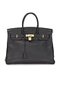 view 1 of 9 Hermes 1997 Togo Birkin 35 Handbag in Black