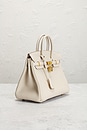 view 4 of 7 Hermes Togo Birkin 25 Handbag in Craie