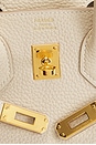 view 5 of 7 Hermes Togo Birkin 25 Handbag in Craie