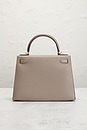 view 3 of 7 Hermes Epsom Kelly 28 Handbag in Gris Asphalt