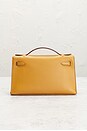 view 3 of 9 Hermes Veau Swift Kelly Pochette Handbag in Sesame