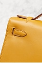 view 7 of 9 Hermes Veau Swift Kelly Pochette Handbag in Sesame