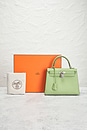 view 8 of 8 Hermes Epsom Kelly Sellier 25 Handbag in Vert Criquet