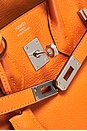 view 7 of 10 Hermes Novillo Birkin 25 Handbag in Orange