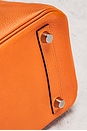 view 9 of 10 Hermes Novillo Birkin 25 Handbag in Orange