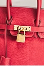 view 5 of 10 Hermes Togo Birkin 25 Handbag in Rouge Pivoine