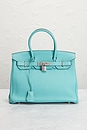 view 2 of 8 Hermes Togo Birkin 30 Handbag in Bleu Atoll