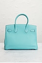 view 3 of 8 Hermes Togo Birkin 30 Handbag in Bleu Atoll