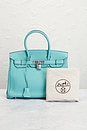 view 8 of 8 Hermes Togo Birkin 30 Handbag in Bleu Atoll