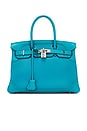 view 1 of 10 HERMES ハンドバッグ in Turquoise