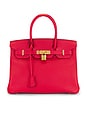 view 1 of 8 HERMES 핸드백 in Rouge Casaque