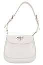 view 1 of 10 Prada Cleo Flap Shoulder Bag in White