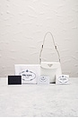 view 10 of 10 Prada Cleo Flap Shoulder Bag in White