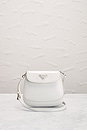 view 3 of 10 Prada Cleo Flap Shoulder Bag in White