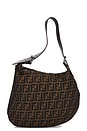 view 1 of 9 Fendi Zucca Oyster Shoulder Bag in Brown