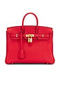 view 1 of 7 СУМКА HERMES in Rouge Coeur